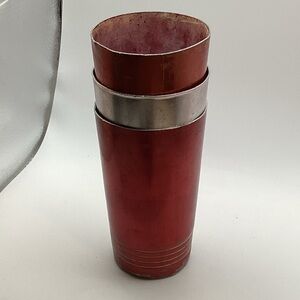 Bascal Aluminum Cups Water Glasses Tumblers 10 Oz Made in Italy Vintage No Dents